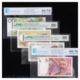 1984 - 2010 Various Graded World Notes (CU), 4