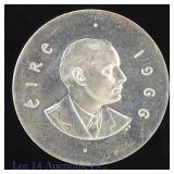 1966 Ireland 83% Silver 10 Schilling (*Cameo Prf)