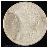 1921 (P) US Silver Morgan Dollars (*CH BU)