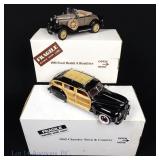1/24 Danbury Mint Die Cast Sedans (2)