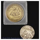 Apollo 11 & USA 200th Anniversary medals (2)