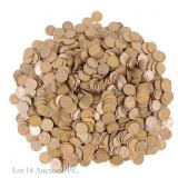 US Lincoln Wheat Cents (Approx. 1,040)