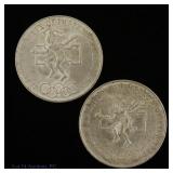 1968 Mexico Silver Olympic 25 Pesos (*CH BU) -2
