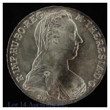 (1780) Maria Theresa Thaler Restrike