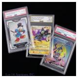 Graded Pokemon & Disney Cards (3)