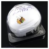 Bobby Hull Signed Blackhawks Mini Helmet