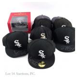 9 White Sox Autographed Caps AS IS