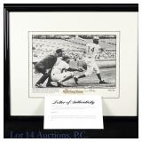 Ernie Banks Ltd. Ed. Signed 500th HR Picture (PSA)
