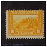 1913 USA 10c Discovery SF Bay Stamp #400 (Mint)