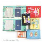 1960s Barbie Dream House (2), Doll Cases (5)