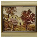 Michele Cascella Print on 800 Silver