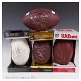 Bears Tillman & 3 Other Signed Footballs