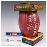 Jim Taylor "HOF 76" Signed Football PSA / DNA COA