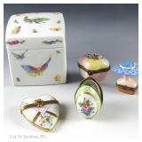 Vintage Limoges France Trinket Boxes