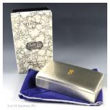Sterling Silver Cigarette Box by Poole