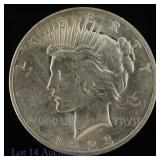 1923 (P) US 90%-Silver Peace Dollar (*BU)