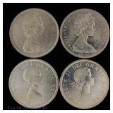1963-1966 Canada 80%-Silver $1 (ASW 2.4 Ozt), 4