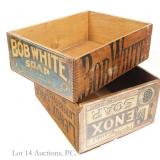 Procter & Gamble Wood Shipping Crates (2)
