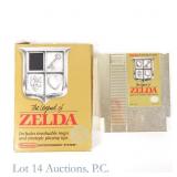 Nintendo NES The Legend Of Zelda Gold Game In Box