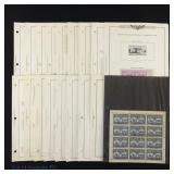 USPO Unused Stamp Blocks (40)
