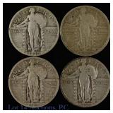 US 90%-Silver Standing Liberty 25c (Better Dt), 4