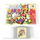 Nintendo N64 Paper Mario Game With Box