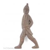 Single Cast Iron Hessian Soldier Andiron