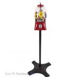Silver King 5 Cent Gumball Machine With Stand