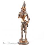 Tibetan Buddhist Deity Tara Two Tone Metal Statue