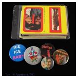 Topps 1972 Presidents Cards, Video Game Stickers +