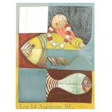 Boulanger Ltd. Ed. Signed Print - "Pisces", Zodiac
