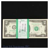 2017-A $2 Fed Reserve Notes CU Consec. S/Ns (100)