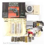 Lighters, Pens, Whistles, Starrett Caliper, More