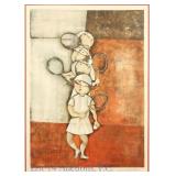 Boulanger Ltd. Ed. Signed Print - "Tennis"
