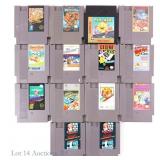 Nintendo NES Game Cartridges (14)