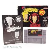 Super Nintendo SNES Beavis And Butt-Head Game CIB