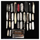 Vintage And Newer Pocket Knives (27+4)
