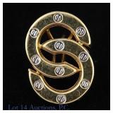 14k Yellow Gold Earring