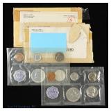 1961 & 1962 US Silver 5-Coin Proof Sets in OGP, 2
