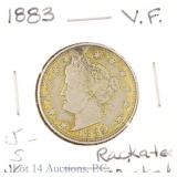 1883 US Liberty V "Racketeer Nickel" (*VF)