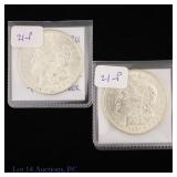 1921 US Silver Morgan Dollars (*BU - CH BU), 2