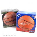 2 Signed Basketballs With Nikola Mirotic