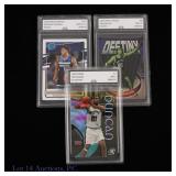 Slabbed Basketball Cards (3)