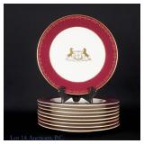 Arlington Racecourse 10.5 Inch Dinner Plates (9)