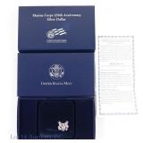 2005 (P) US Marine Corps Silver Proof $1 (DCAM)