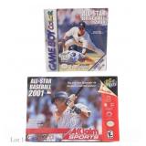 GB Color AS Baseball 00, N64 AS Baseball 01Sealed
