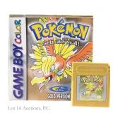 Game Boy Color Pokemon Gold Game In Original Box