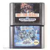 Sega Genesis TMNT & Streets Of Rage 2 Game Carts