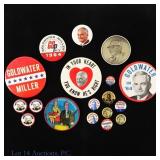 Barry Goldwater Presidential Campaign Items (15)