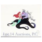 Pat Carroll Signed Disney Little Mermaid Print